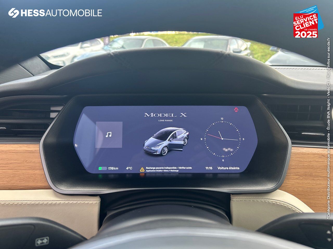 Véhicule d'occasion TESLA MODEL X LONG RANGE PLUS chez Toyota Thionville