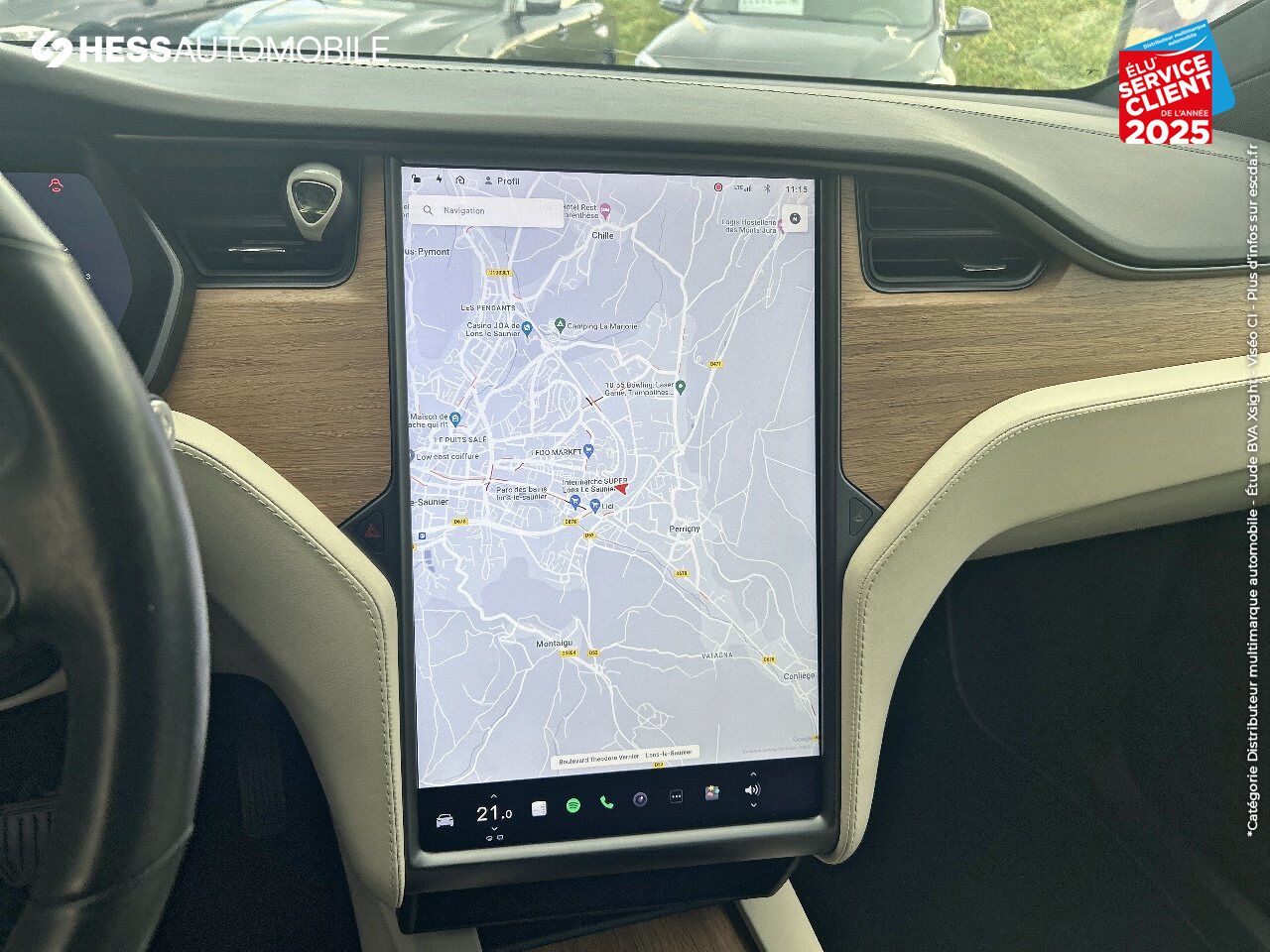 Véhicule d'occasion TESLA MODEL X LONG RANGE PLUS chez Toyota Thionville