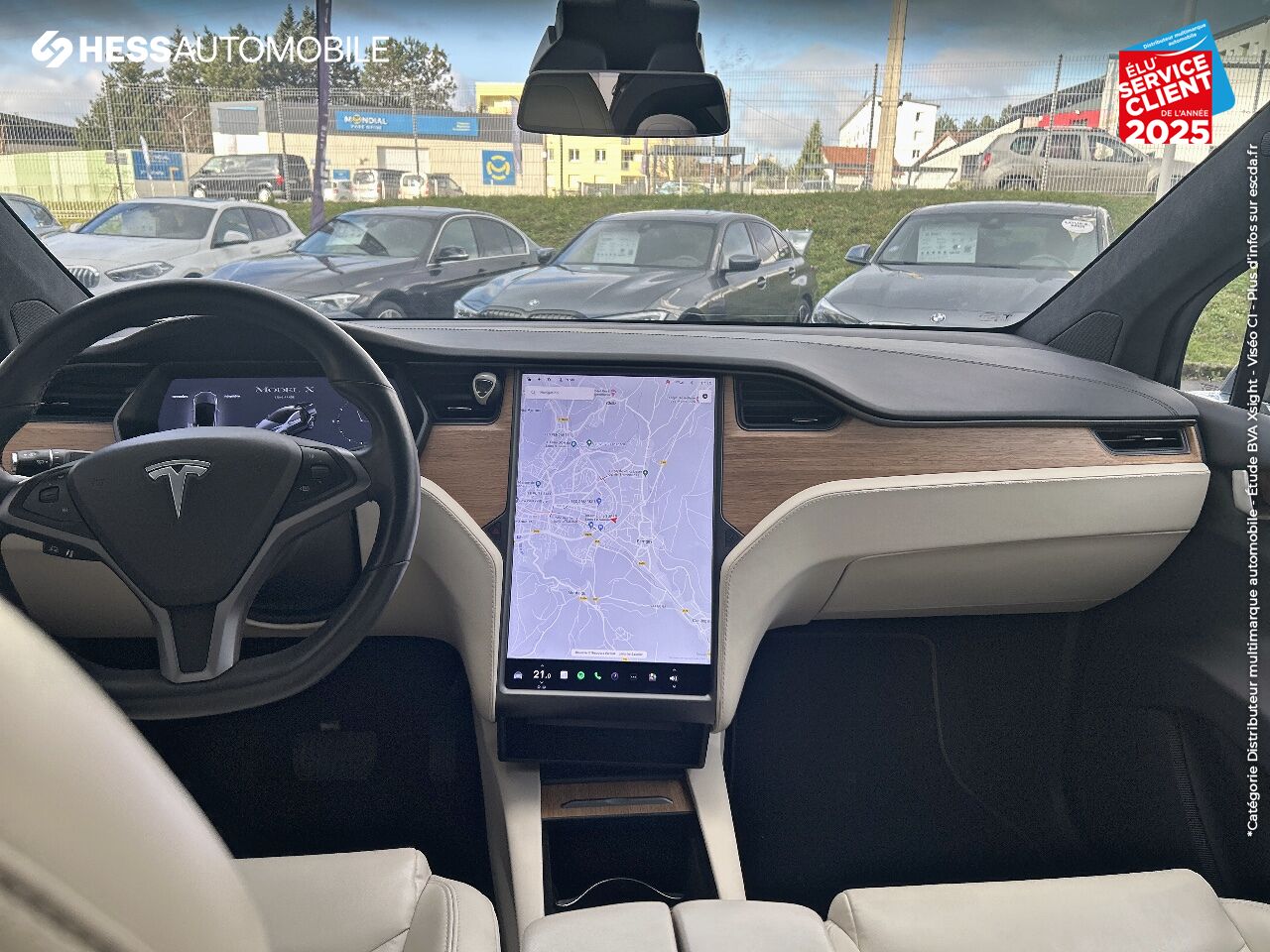 Véhicule d'occasion TESLA MODEL X LONG RANGE PLUS chez Toyota Thionville