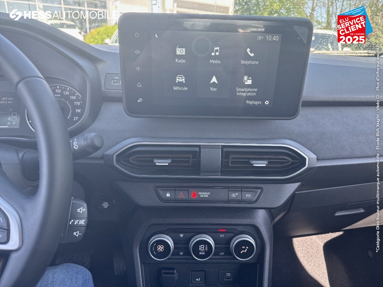 Véhicule d'occasion DACIA SANDERO 1.0 TCE 90CH STEPWAY EXTREME AUTO -24 GPS CAMERA chez Renault Colmar