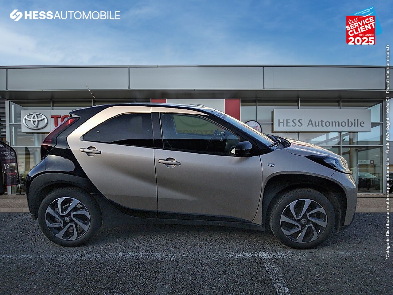 Véhicule d'occasion TOYOTA AYGO X 1.0 VVT-I 72CH DESIGN S-CVT MY23 CAMERA chez Toyota Thionville