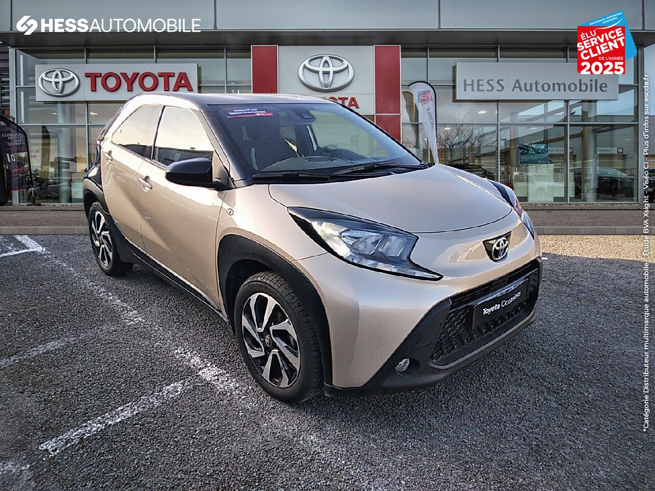Véhicule d'occasion TOYOTA AYGO X 1.0 VVT-I 72CH DESIGN S-CVT MY23 CAMERA chez Toyota Thionville