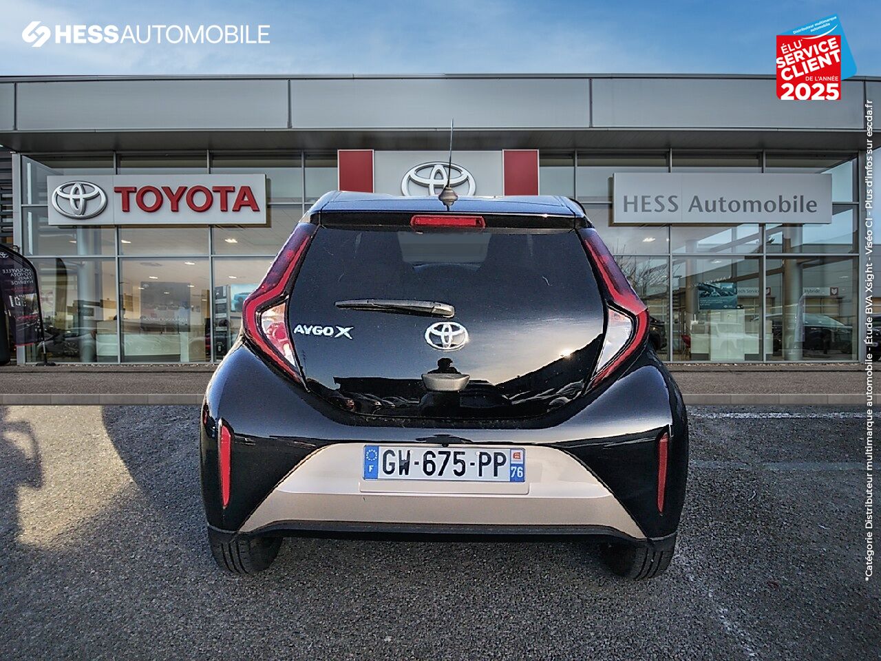 Véhicule d'occasion TOYOTA AYGO X 1.0 VVT-I 72CH DESIGN S-CVT MY23 CAMERA chez Toyota Thionville