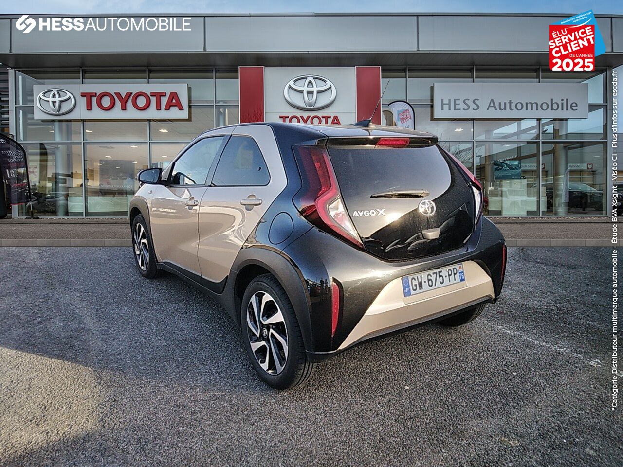 Véhicule d'occasion TOYOTA AYGO X 1.0 VVT-I 72CH DESIGN S-CVT MY23 CAMERA chez Toyota Thionville
