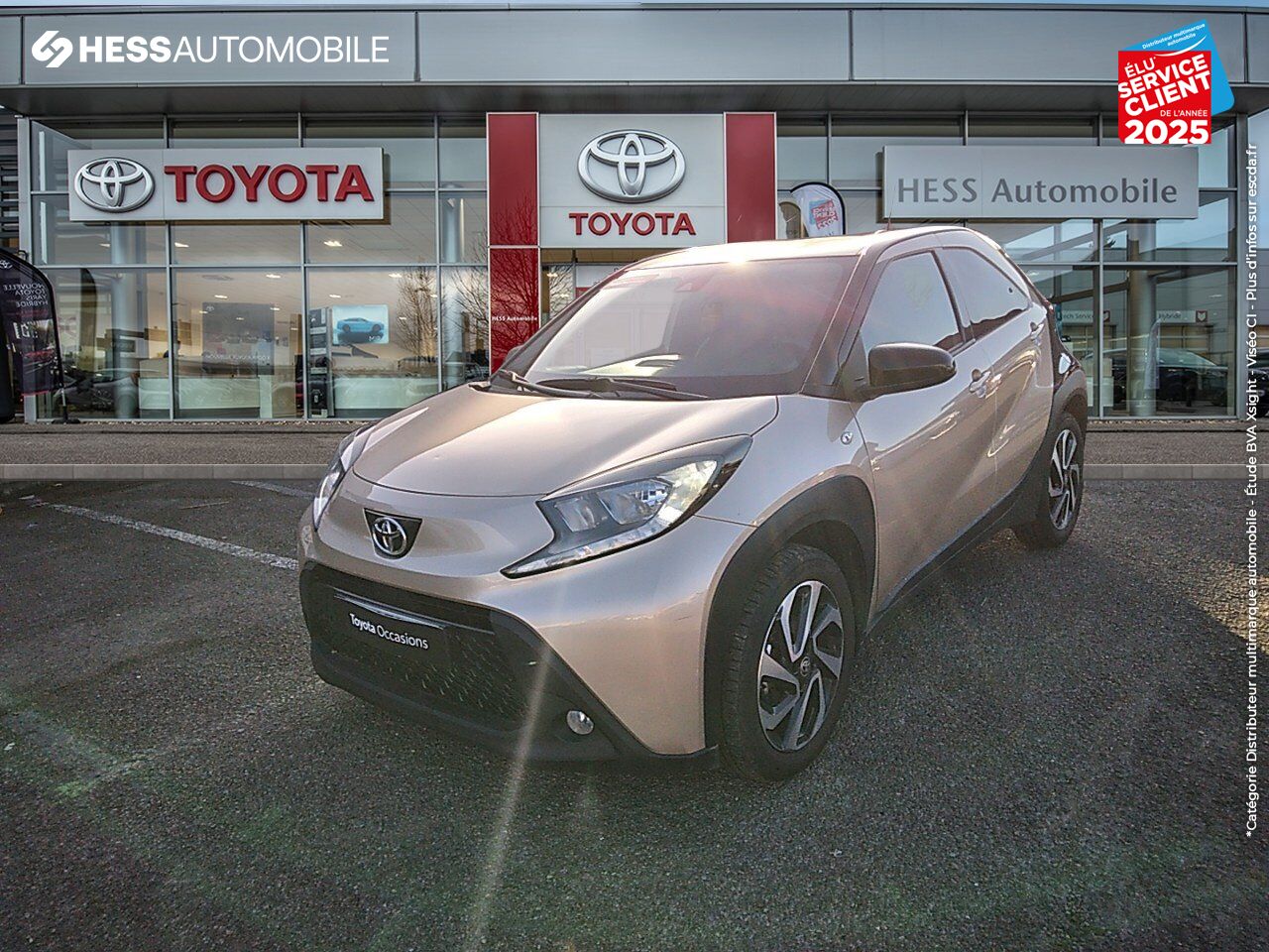 Véhicule d'occasion TOYOTA AYGO X 1.0 VVT-I 72CH DESIGN S-CVT MY23 CAMERA chez Toyota Thionville