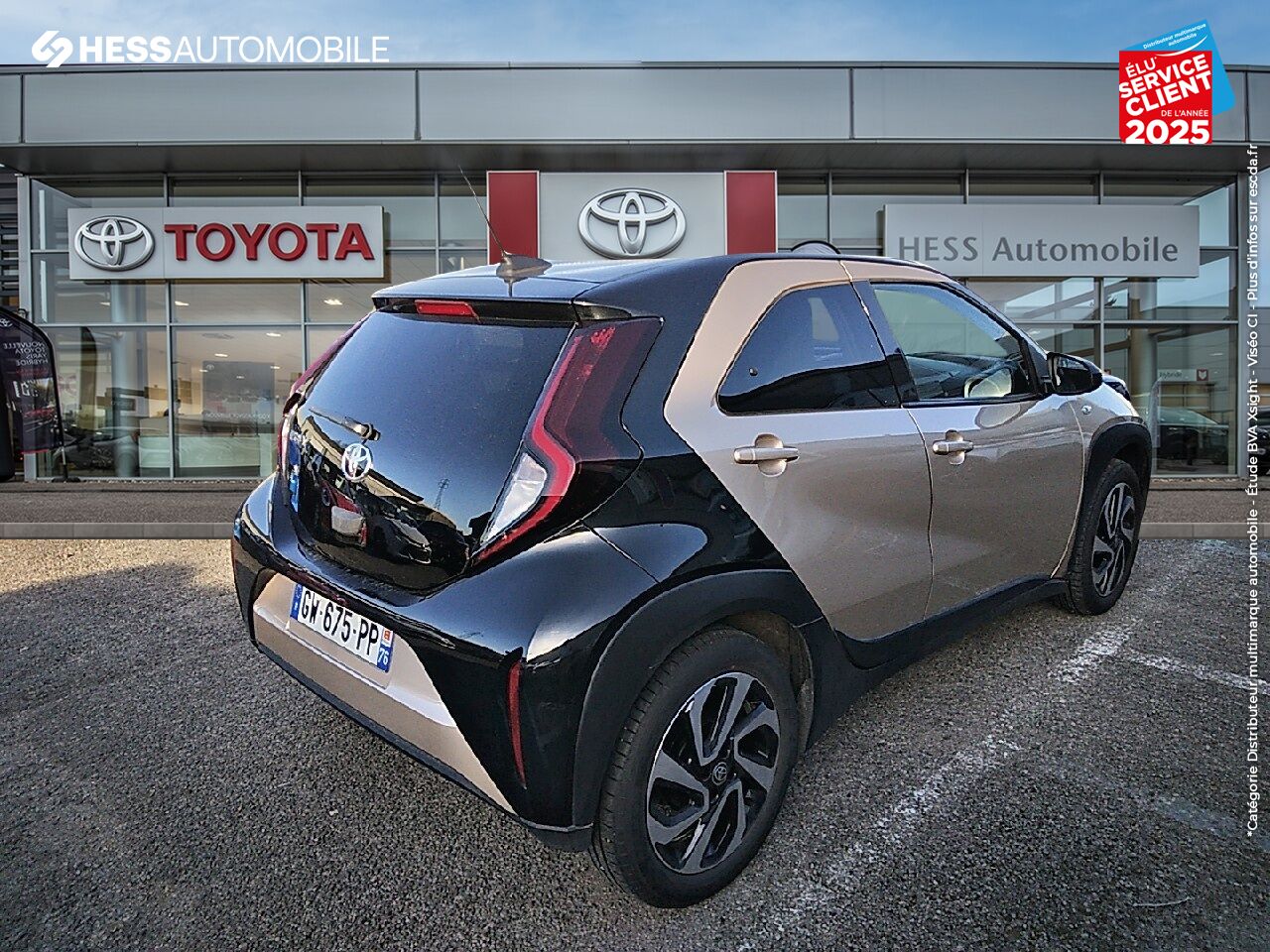 Véhicule d'occasion TOYOTA AYGO X 1.0 VVT-I 72CH DESIGN S-CVT MY23 CAMERA chez Toyota Thionville