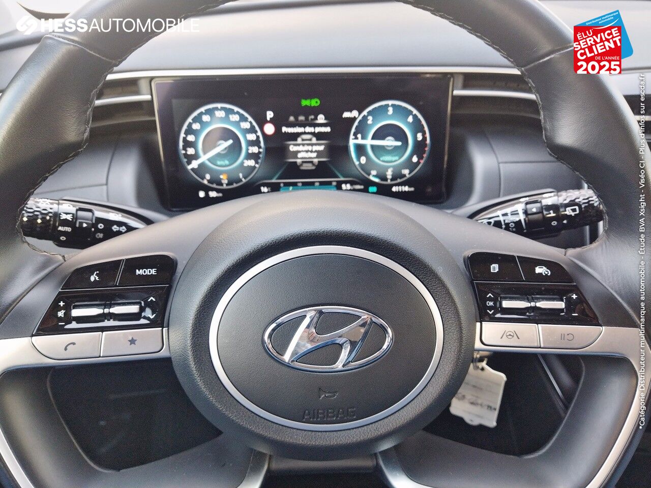 Véhicule d'occasion HYUNDAI TUCSON 1.6 CRDI 136CH HYBRID 48V BUSINESS DCT7 GPS CAMERA chez Hyundai Chalons