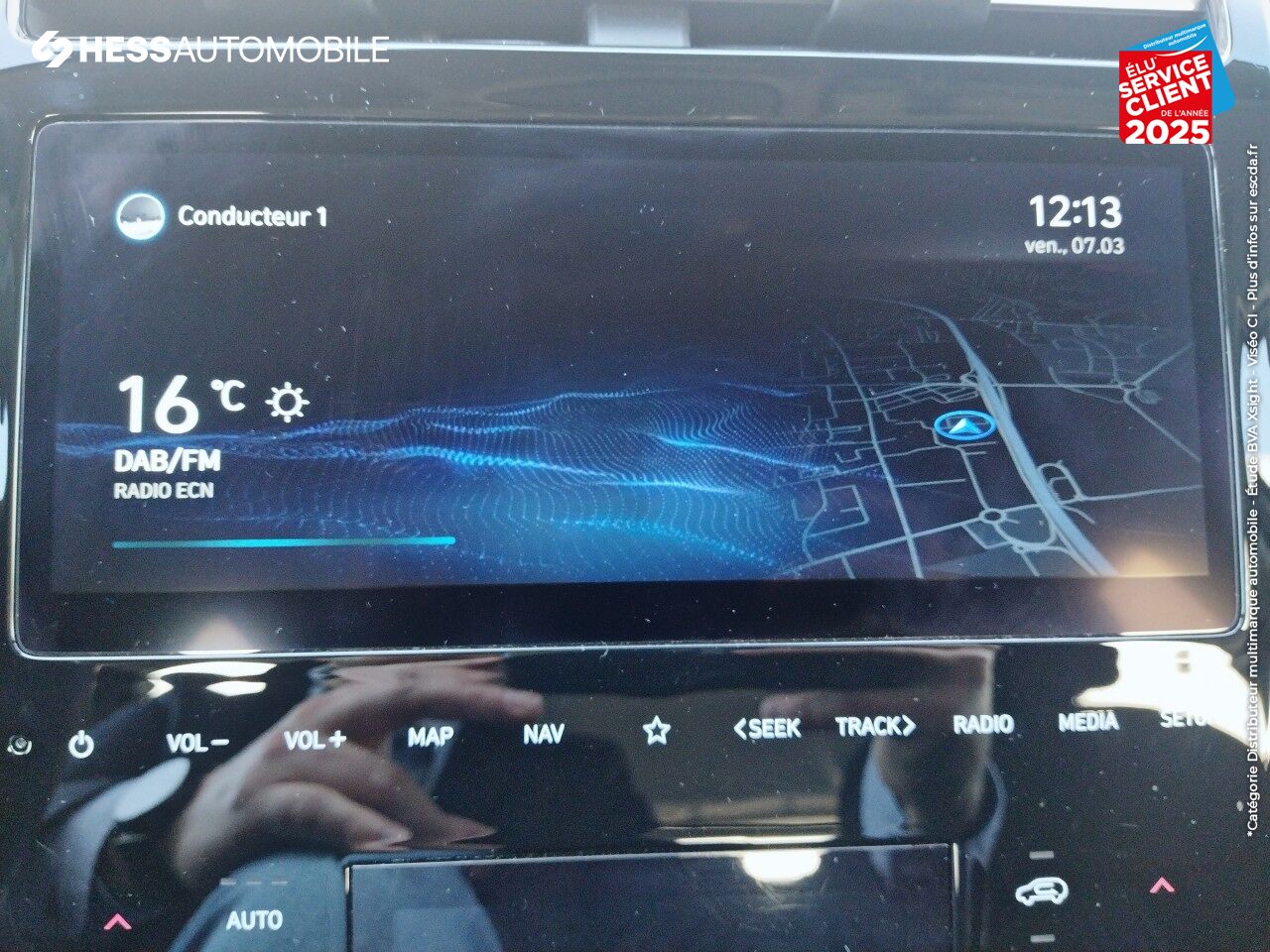 Véhicule d'occasion HYUNDAI TUCSON 1.6 CRDI 136CH HYBRID 48V BUSINESS DCT7 GPS CAMERA chez Hyundai Chalons