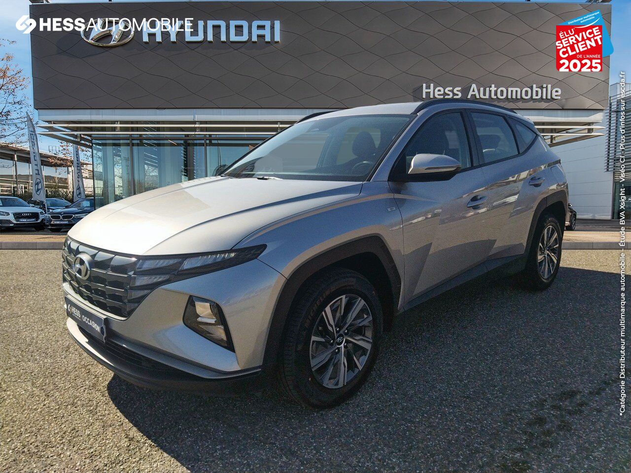 Véhicule d'occasion HYUNDAI TUCSON 1.6 CRDI 136CH HYBRID 48V BUSINESS DCT7 GPS CAMERA chez Hyundai Chalons