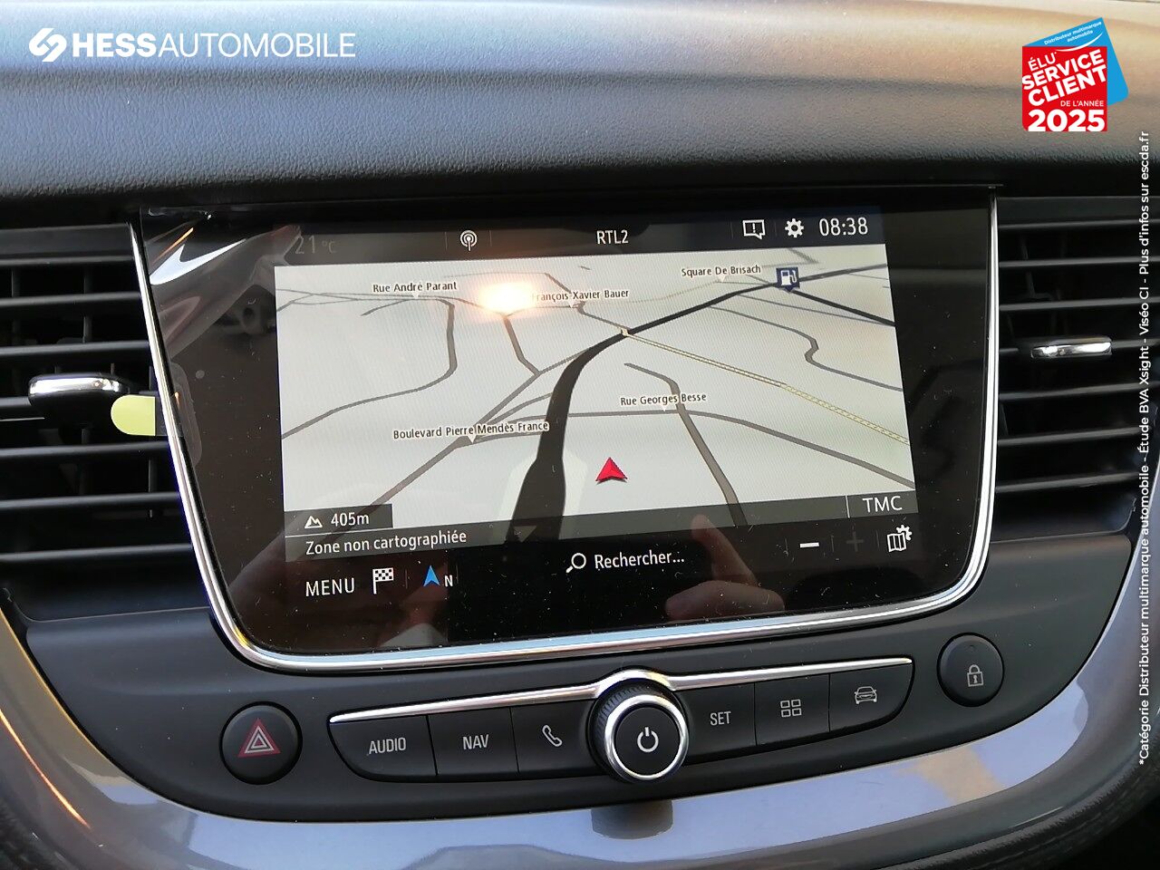 Véhicule d'occasion OPEL GRANDLAND X 1.2 TURBO 130CH DESIGN LINE chez Renault Sélestat