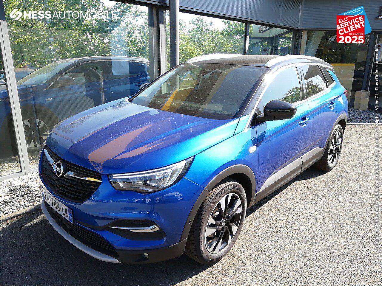 Véhicule d'occasion OPEL GRANDLAND X 1.2 TURBO 130CH DESIGN LINE chez Renault Sélestat
