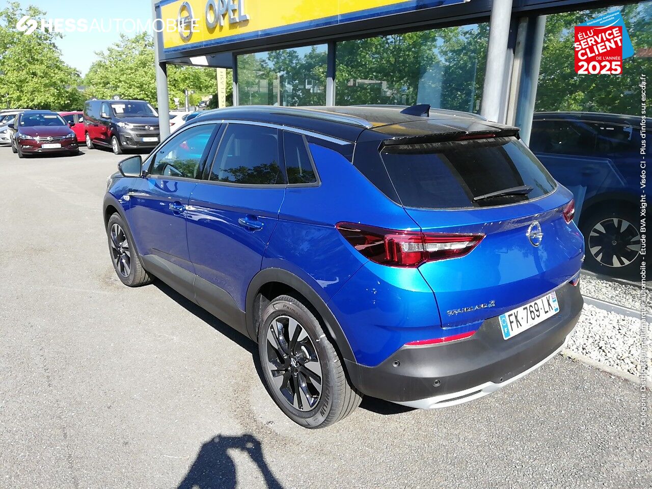 Véhicule d'occasion OPEL GRANDLAND X 1.2 TURBO 130CH DESIGN LINE chez Renault Sélestat