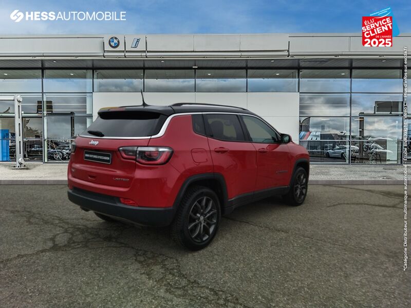 Véhicule d'occasion JEEP COMPASS 2.0 MULTIJET II 140CH LIMITED 4X4 BVA9 EURO6D-T GPS CAMERA chez Fiat Besançon