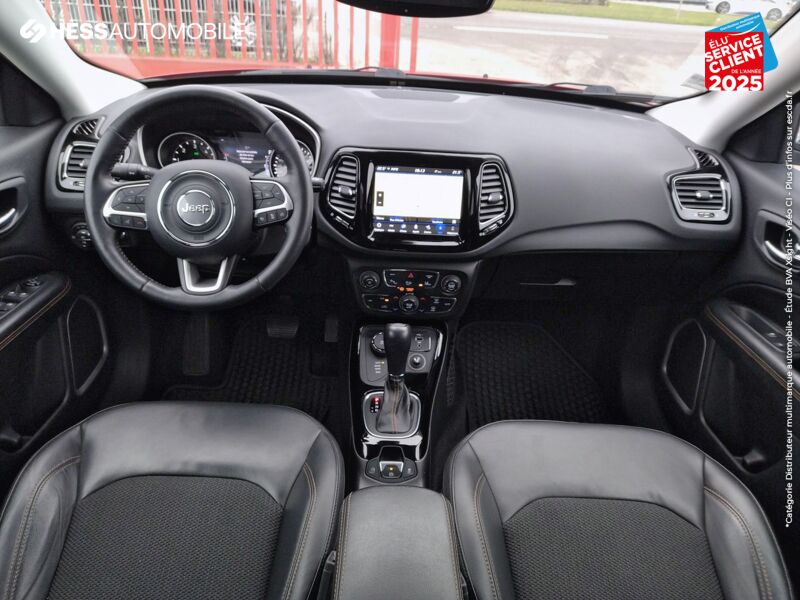 Véhicule d'occasion JEEP COMPASS 2.0 MULTIJET II 140CH LIMITED 4X4 BVA9 EURO6D-T GPS CAMERA chez Fiat Besançon