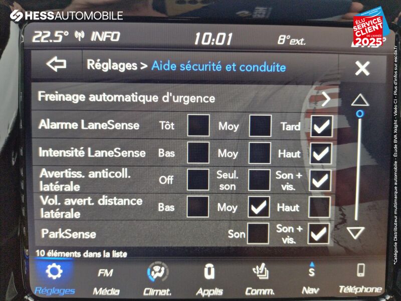 Véhicule d'occasion JEEP COMPASS 2.0 MULTIJET II 140CH LIMITED 4X4 BVA9 EURO6D-T GPS CAMERA chez Fiat Besançon