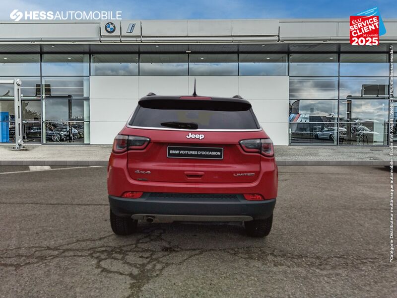 Véhicule d'occasion JEEP COMPASS 2.0 MULTIJET II 140CH LIMITED 4X4 BVA9 EURO6D-T GPS CAMERA chez Fiat Besançon