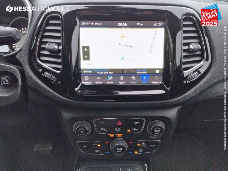 Véhicule d'occasion JEEP COMPASS 2.0 MULTIJET II 140CH LIMITED 4X4 BVA9 EURO6D-T GPS CAMERA chez Fiat Besançon