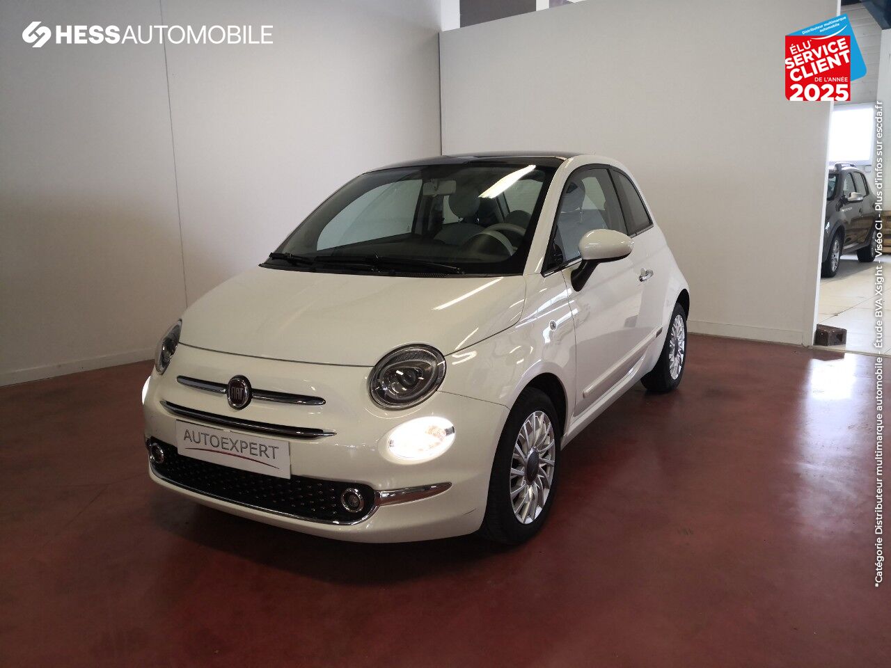 Véhicule d'occasion FIAT 500 1.2 8V 69CH ECO PACK LOUNGE TPANO chez Fiat Dijon