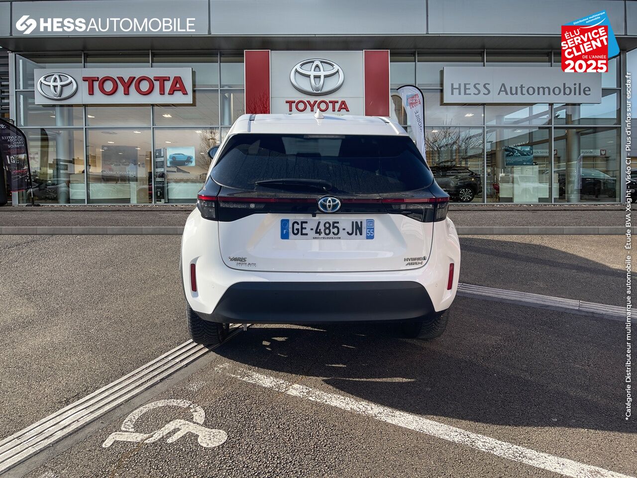 Véhicule d'occasion TOYOTA YARIS CROSS 116H DESIGN AWD-I MY21 SIEGES CHAUF GPS CAMERA chez Toyota Sarreguemines
