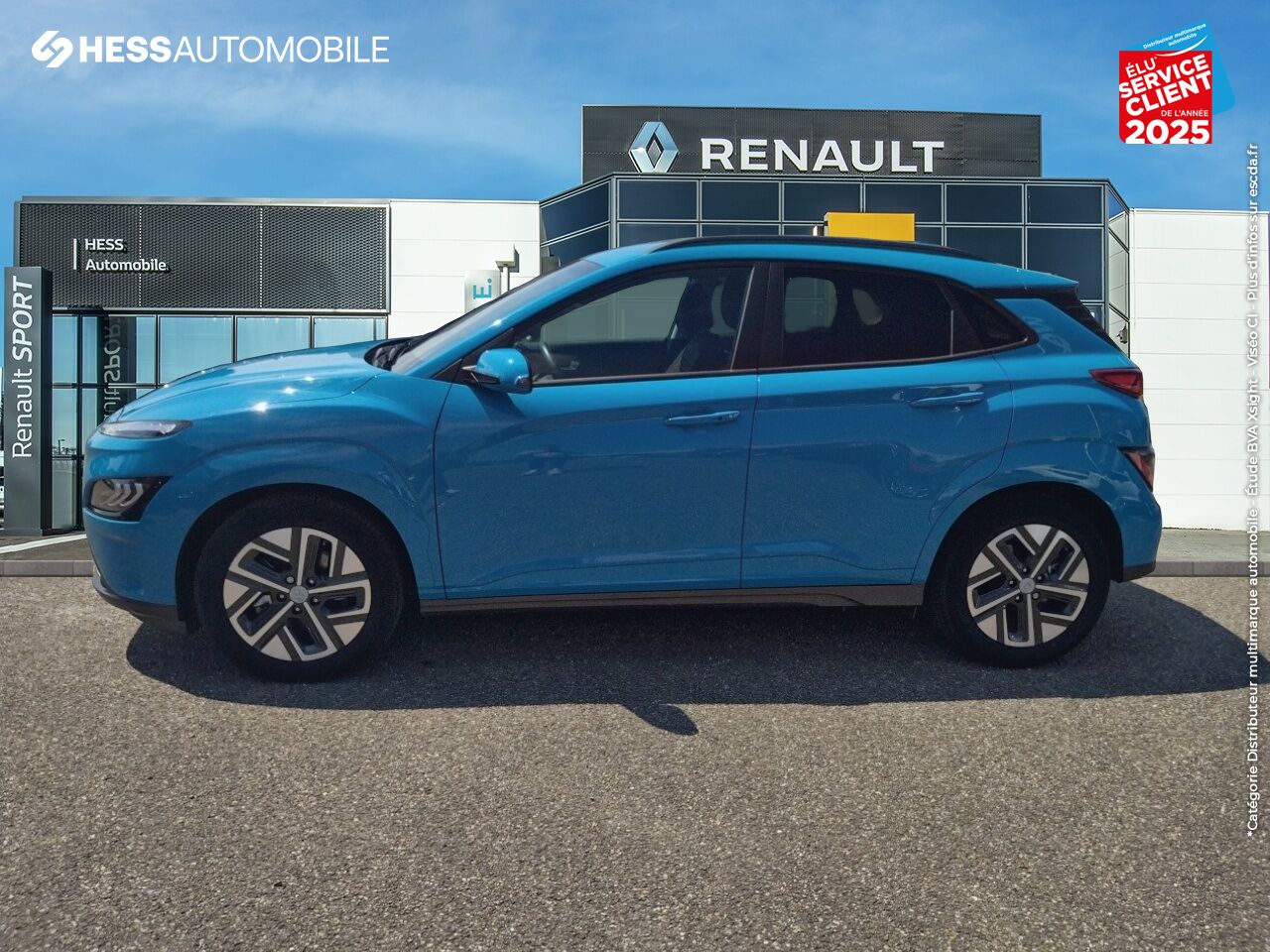 Véhicule d'occasion HYUNDAI KONA ELECTRIC 64KWH - 204CH CREATIVE chez Hyundai Chalons