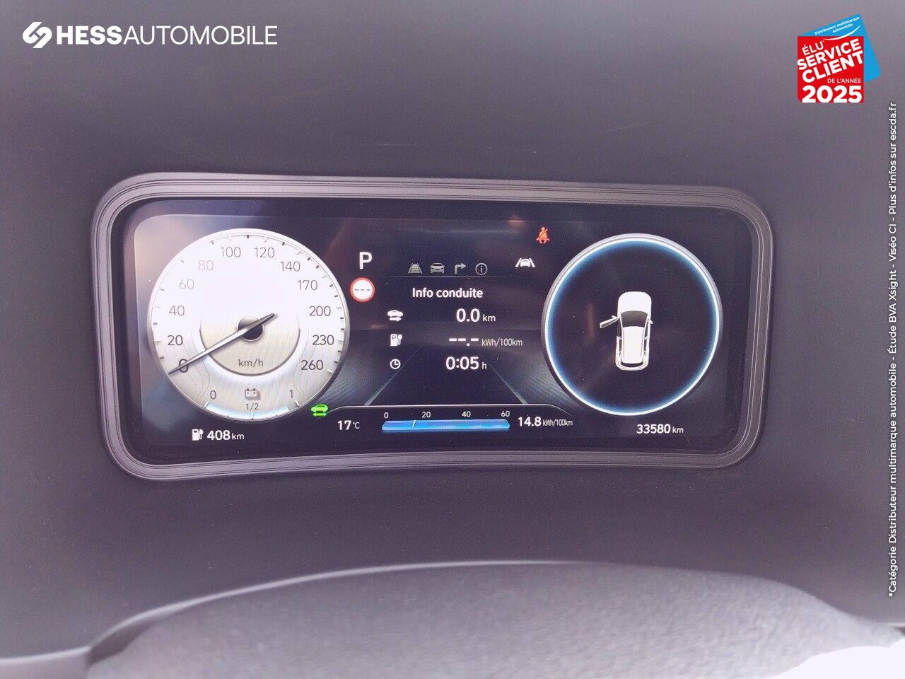 Véhicule d'occasion HYUNDAI KONA ELECTRIC 64KWH - 204CH CREATIVE chez Hyundai Chalons