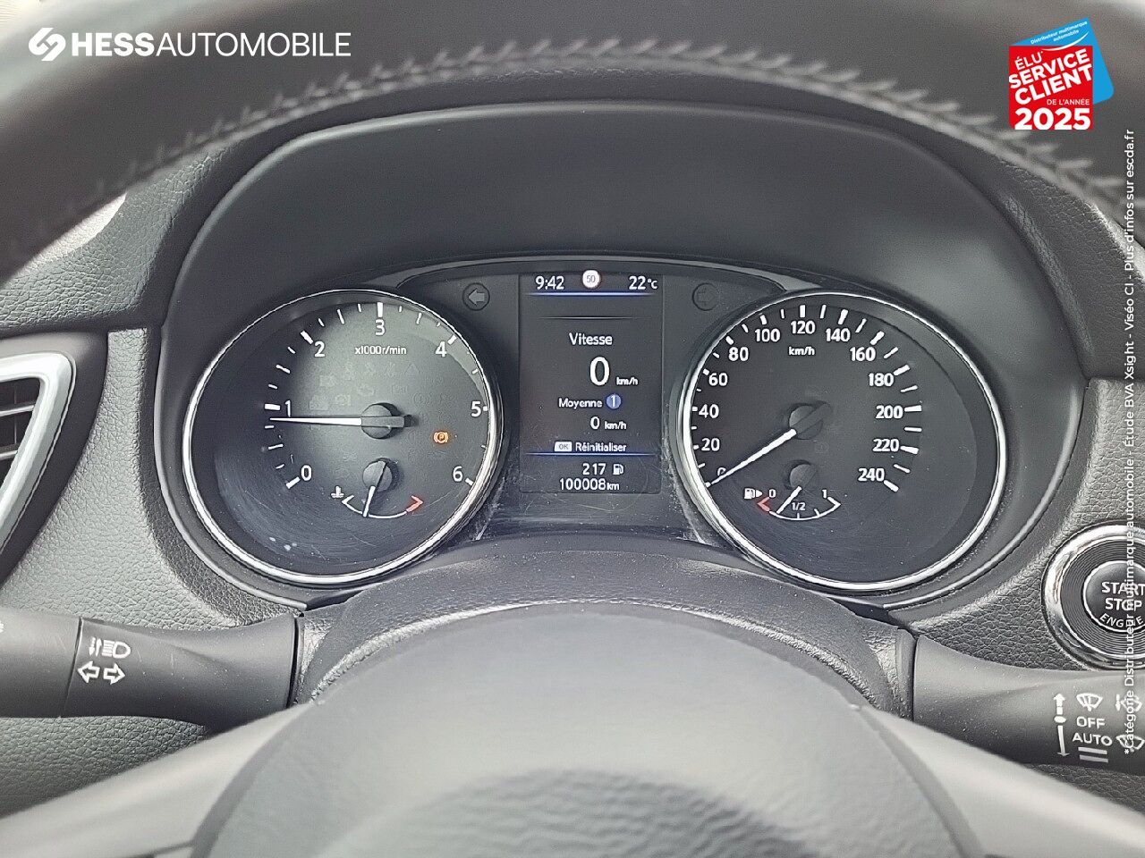 Véhicule d'occasion NISSAN QASHQAI 1.7 DCI 150CH TEKNA 2019 TPANO SIEGE CHAUF GPS CAM360 chez Nissan Beaune