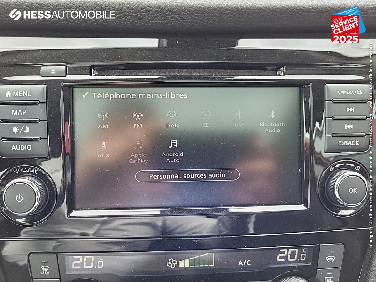 Véhicule d'occasion NISSAN QASHQAI 1.7 DCI 150CH TEKNA 2019 TPANO SIEGE CHAUF GPS CAM360 chez Nissan Beaune