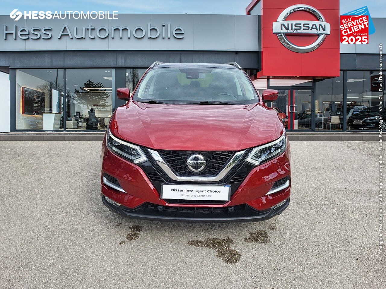 Véhicule d'occasion NISSAN QASHQAI 1.7 DCI 150CH TEKNA 2019 TPANO SIEGE CHAUF GPS CAM360 chez Nissan Beaune