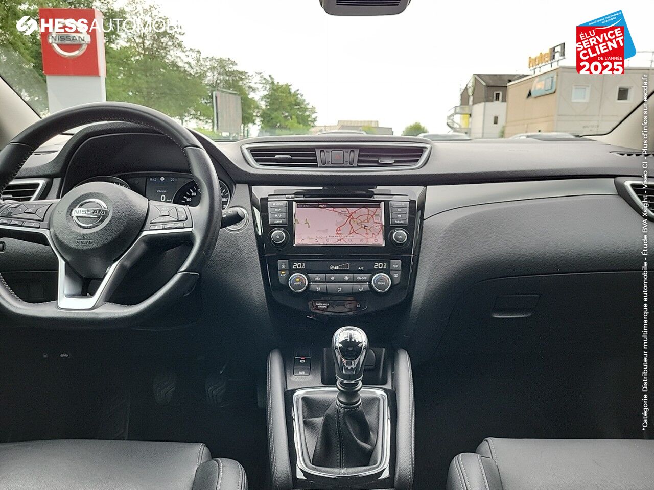 Véhicule d'occasion NISSAN QASHQAI 1.7 DCI 150CH TEKNA 2019 TPANO SIEGE CHAUF GPS CAM360 chez Nissan Beaune