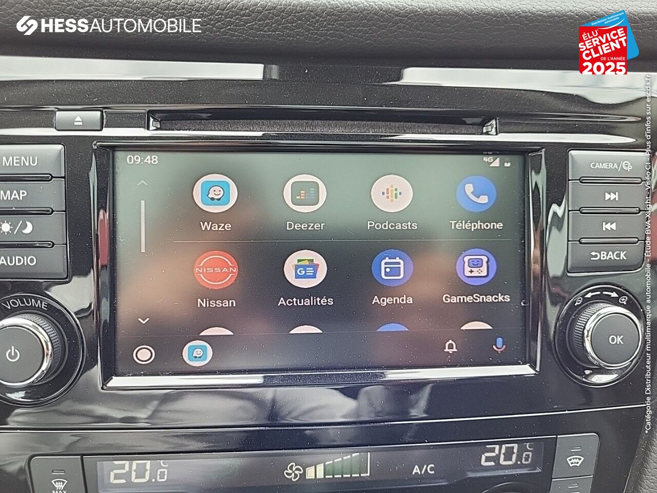 Véhicule d'occasion NISSAN QASHQAI 1.7 DCI 150CH TEKNA 2019 TPANO SIEGE CHAUF GPS CAM360 chez Nissan Beaune