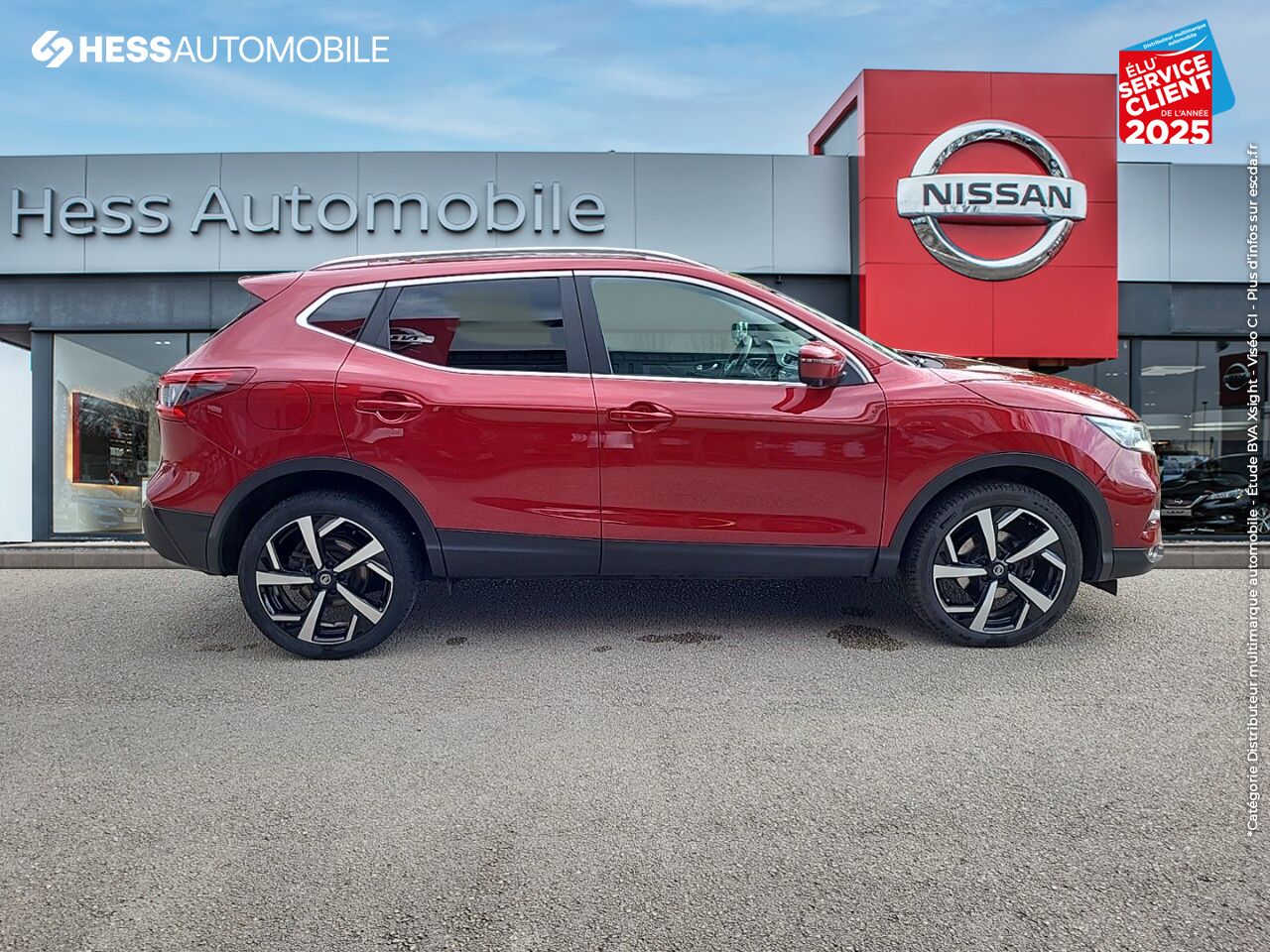 Véhicule d'occasion NISSAN QASHQAI 1.7 DCI 150CH TEKNA 2019 TPANO SIEGE CHAUF GPS CAM360 chez Nissan Beaune