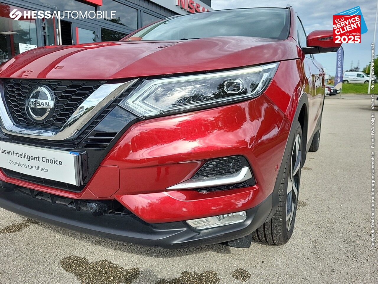 Véhicule d'occasion NISSAN QASHQAI 1.7 DCI 150CH TEKNA 2019 TPANO SIEGE CHAUF GPS CAM360 chez Nissan Beaune