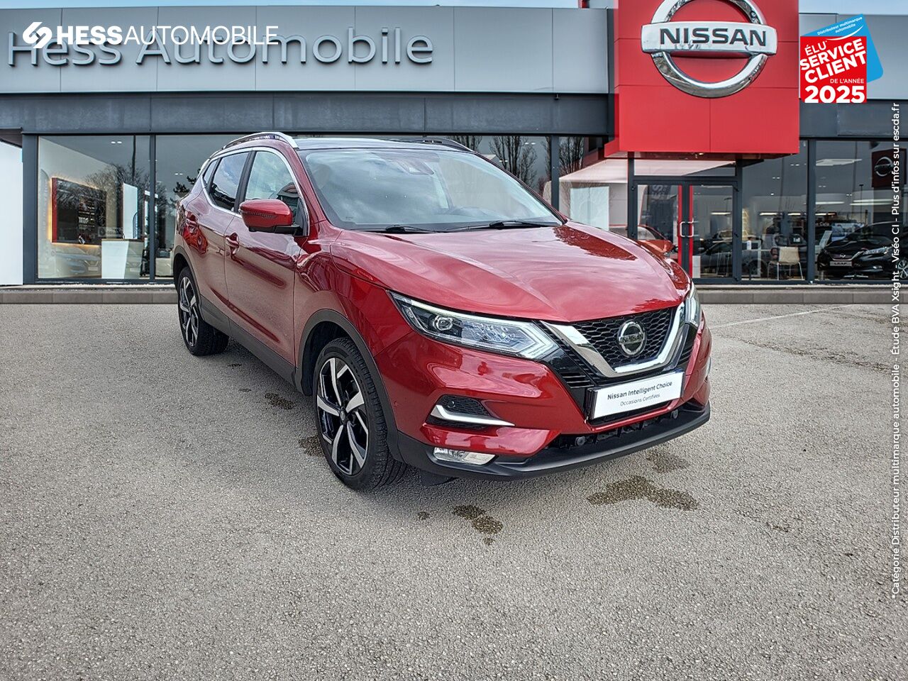 Véhicule d'occasion NISSAN QASHQAI 1.7 DCI 150CH TEKNA 2019 TPANO SIEGE CHAUF GPS CAM360 chez Nissan Beaune