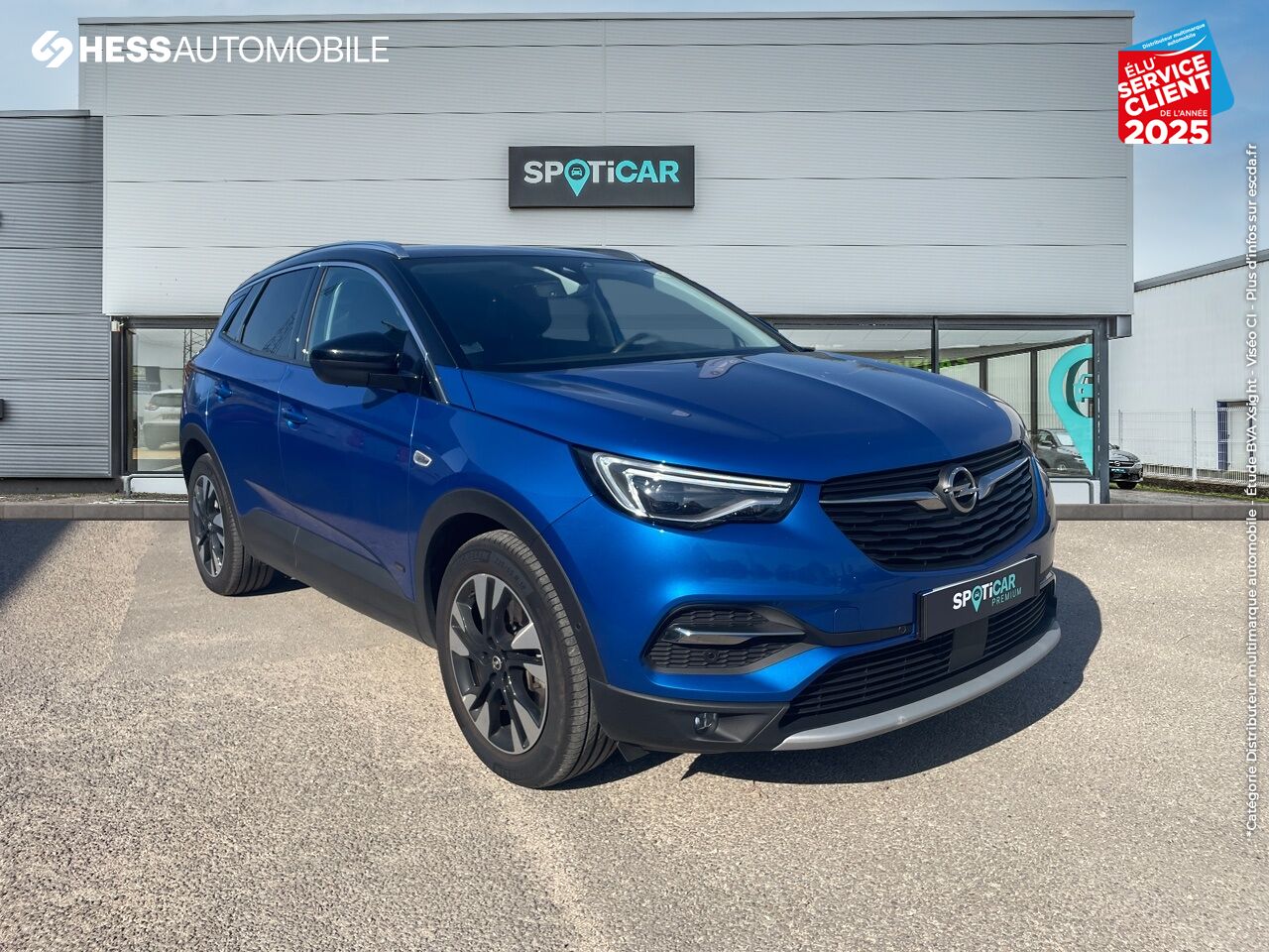 Véhicule d'occasion OPEL GRANDLAND X HYBRID 225CH ELEGANCE BUSINESS chez Opel Belfort