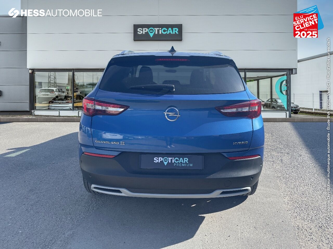 Véhicule d'occasion OPEL GRANDLAND X HYBRID 225CH ELEGANCE BUSINESS chez Opel Belfort