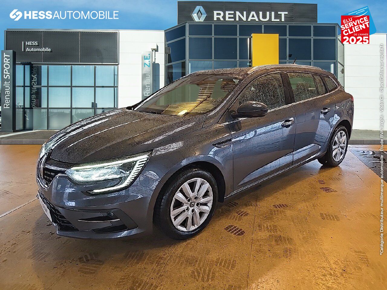 Véhicule d'occasion RENAULT MEGANE ESTATE 1.5 BLUE DCI 115CH BUSINESS EDC - 20 GPS CAMERA chez Dacia Mulhouse