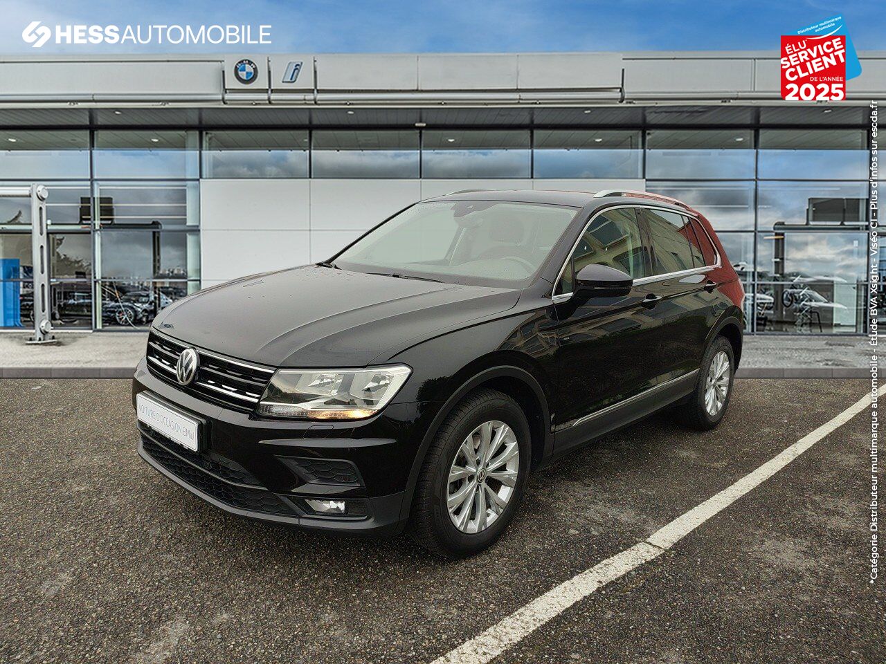 Véhicule d'occasion VOLKSWAGEN TIGUAN 2.0 TDI 150CH CONFORTLINE EURO6D-T SIEGES CHAUF GPS RADAR AV/AR chez Toyota Thionville