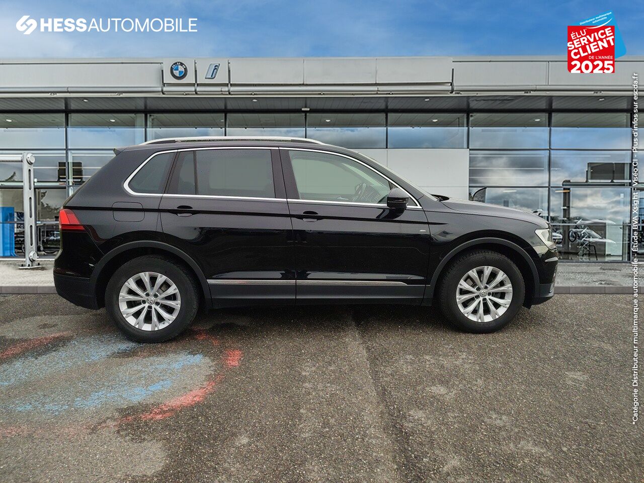 Véhicule d'occasion VOLKSWAGEN TIGUAN 2.0 TDI 150CH CONFORTLINE EURO6D-T SIEGES CHAUF GPS RADAR AV/AR chez Toyota Thionville