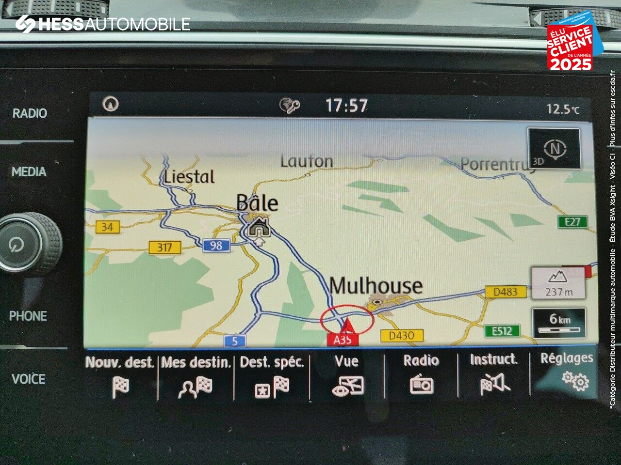 Véhicule d'occasion VOLKSWAGEN TIGUAN 2.0 TDI 150CH CONFORTLINE EURO6D-T SIEGES CHAUF GPS RADAR AV/AR chez Toyota Thionville