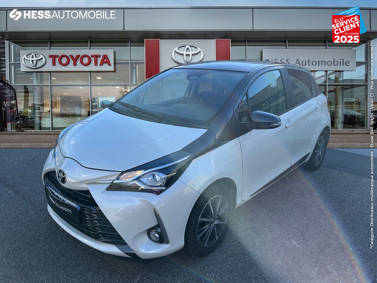 Véhicule d'occasion TOYOTA YARIS 110 VVT-I DESIGN Y20 5P MY19 CAMERA chez Toyota Longwy