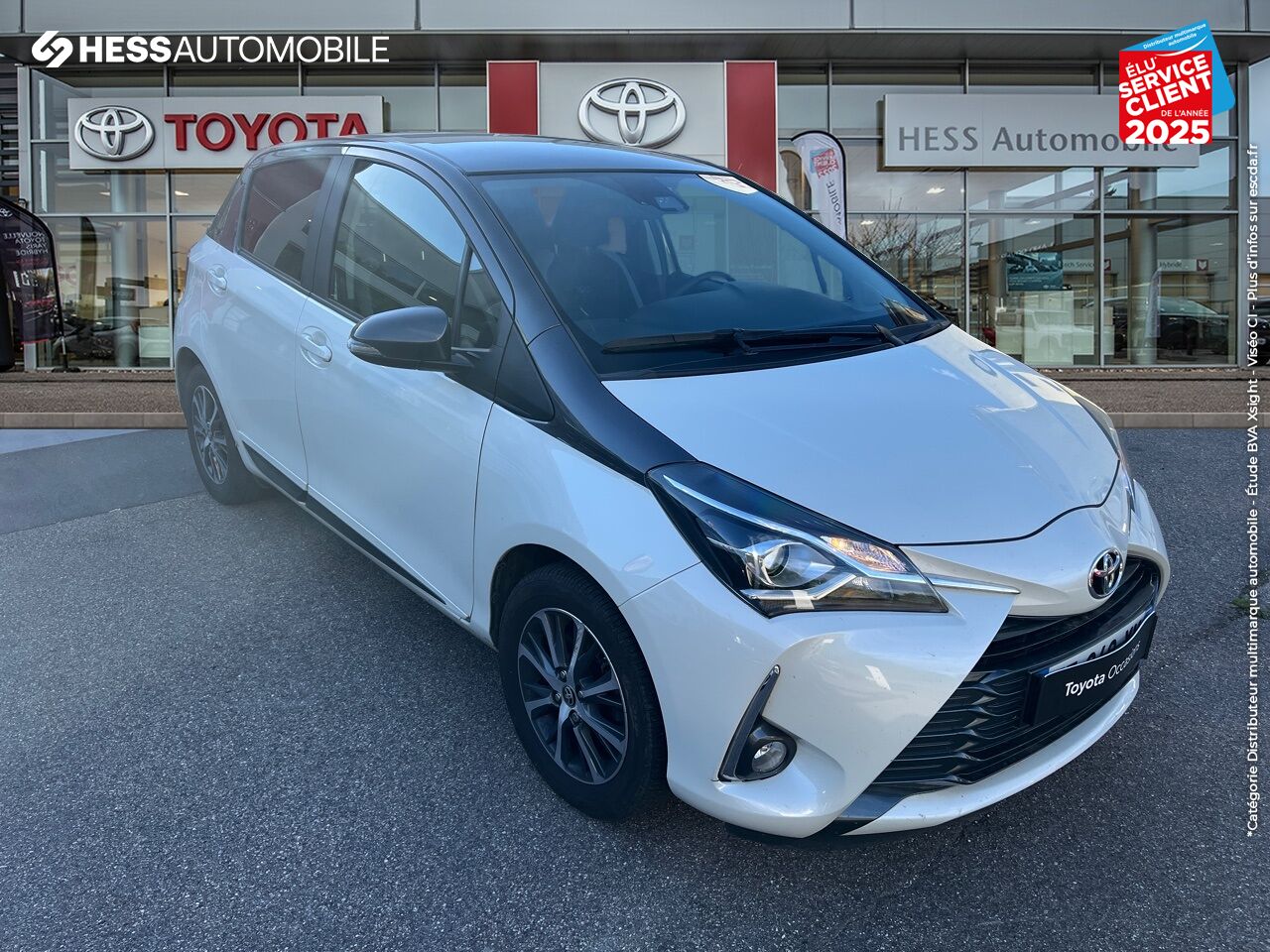 Véhicule d'occasion TOYOTA YARIS 110 VVT-I DESIGN Y20 5P MY19 CAMERA chez Toyota Longwy