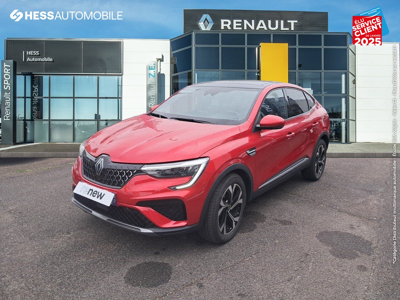 Véhicule d'occasion RENAULT ARKANA 1.6 E-TECH 145CH FULL HYBRID TECHNO -23 TOUVRANT GPS CAMERA chez Renault Saint-Louis