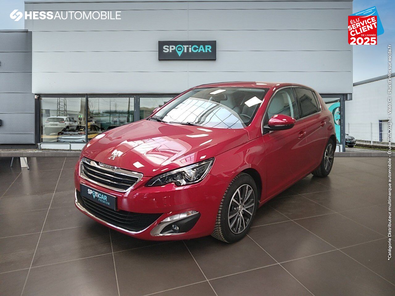 Véhicule d'occasion PEUGEOT 308 1.2 PURETECH 130CH ALLURE S/S EAT6 5P GPS CAMERA chez Peugeot Sedan