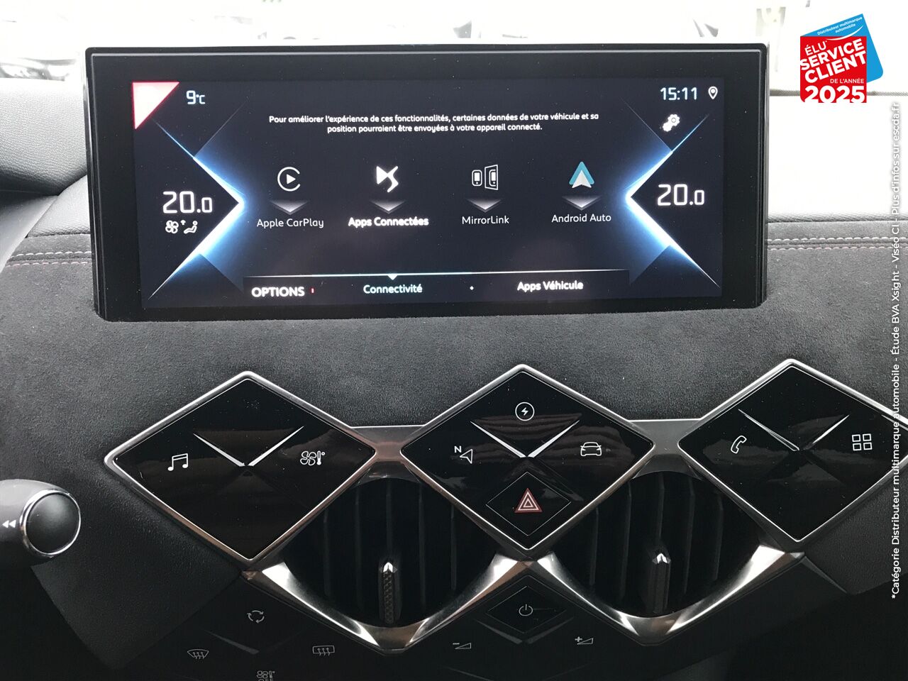 Véhicule d'occasion DS DS 3 CROSSBACK E-TENSE PERFORMANCE LINE 4CV chez Renault Colmar