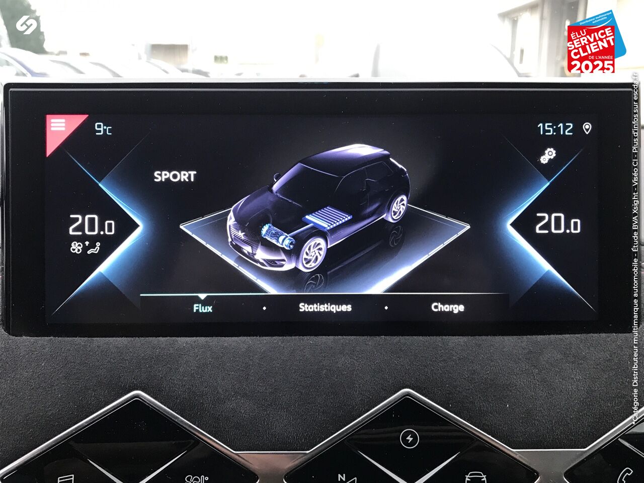 Véhicule d'occasion DS DS 3 CROSSBACK E-TENSE PERFORMANCE LINE 4CV chez Renault Colmar