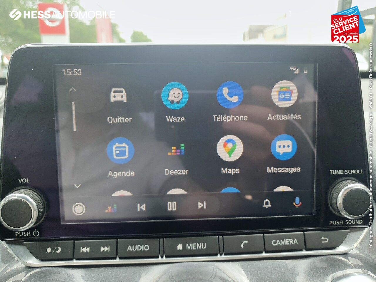 Véhicule d'occasion NISSAN JUKE 1.0 DIG-T 114CH TEKNA 2021 CAM360 SIEGES CHAUF chez Nissan Beaune