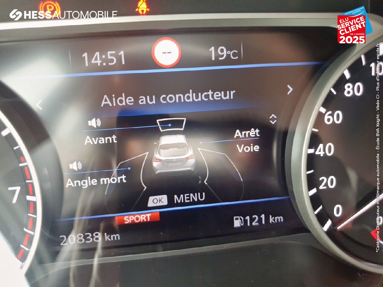 Véhicule d'occasion NISSAN JUKE 1.0 DIG-T 114CH TEKNA 2021 CAM360 SIEGES CHAUF chez Nissan Beaune