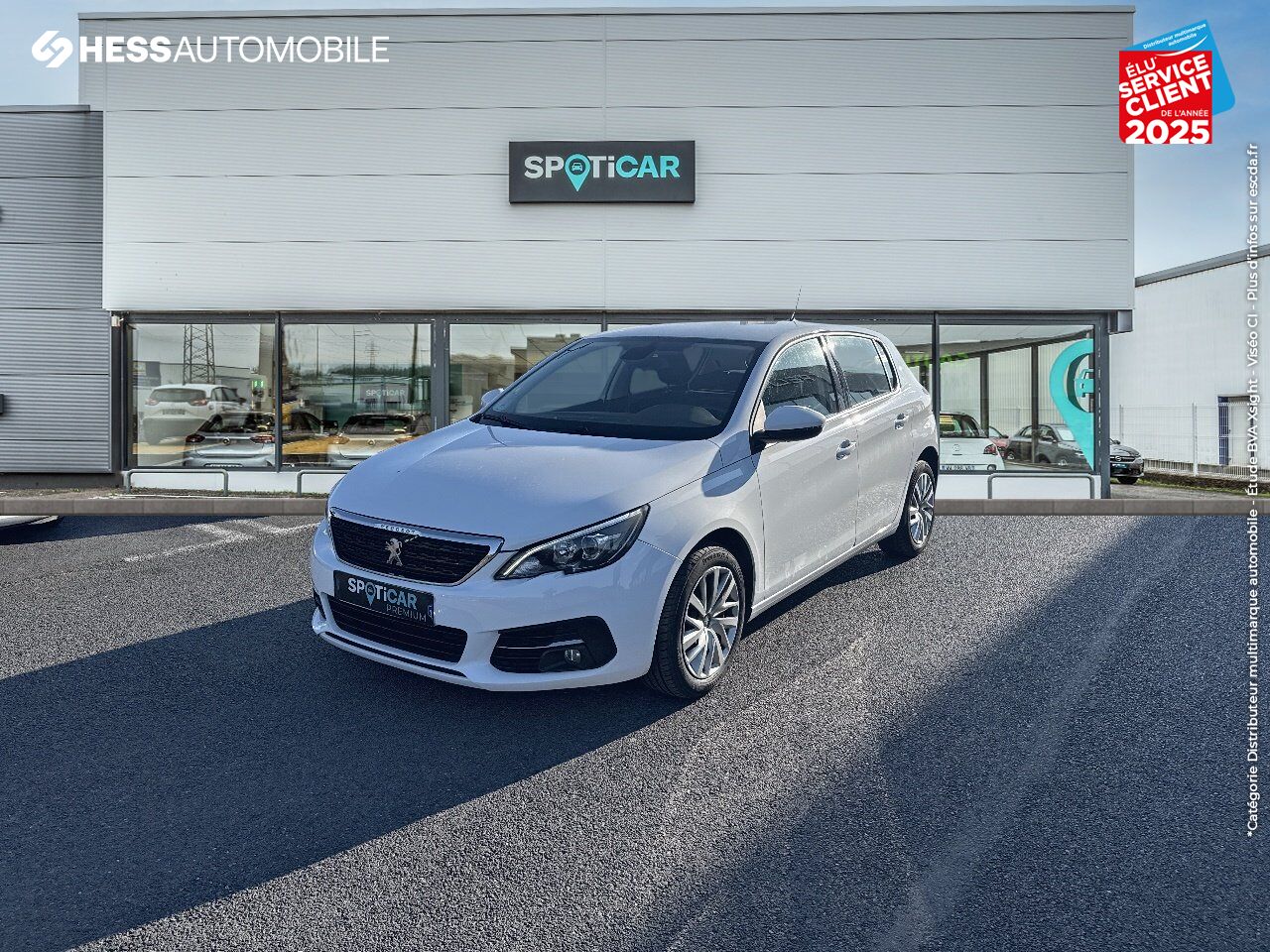 Véhicule d'occasion PEUGEOT 308 AFFAIRE 1.5 BLUEHDI 130CH S/S PREMIUM PACK 7CV GPS RADAR AR CARPLAY chez Toyota Thionville