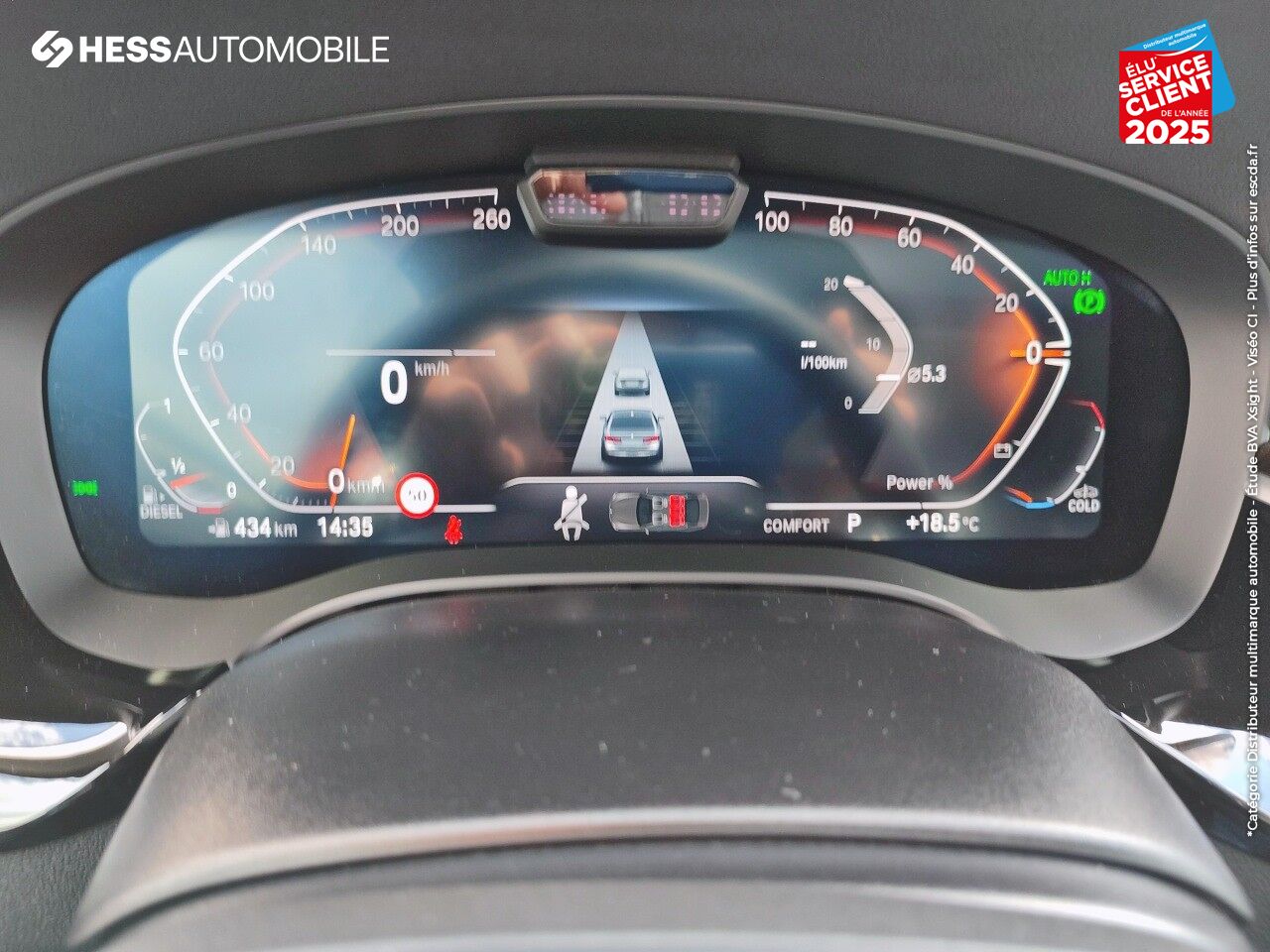 Véhicule d'occasion BMW SERIE 5 530DA XDRIVE 286CH LUXURY STEPTRONIC TOUVRANT SIEGES CHAUF/CUIR GPS CAMERA HUD chez BMW Pontarlier