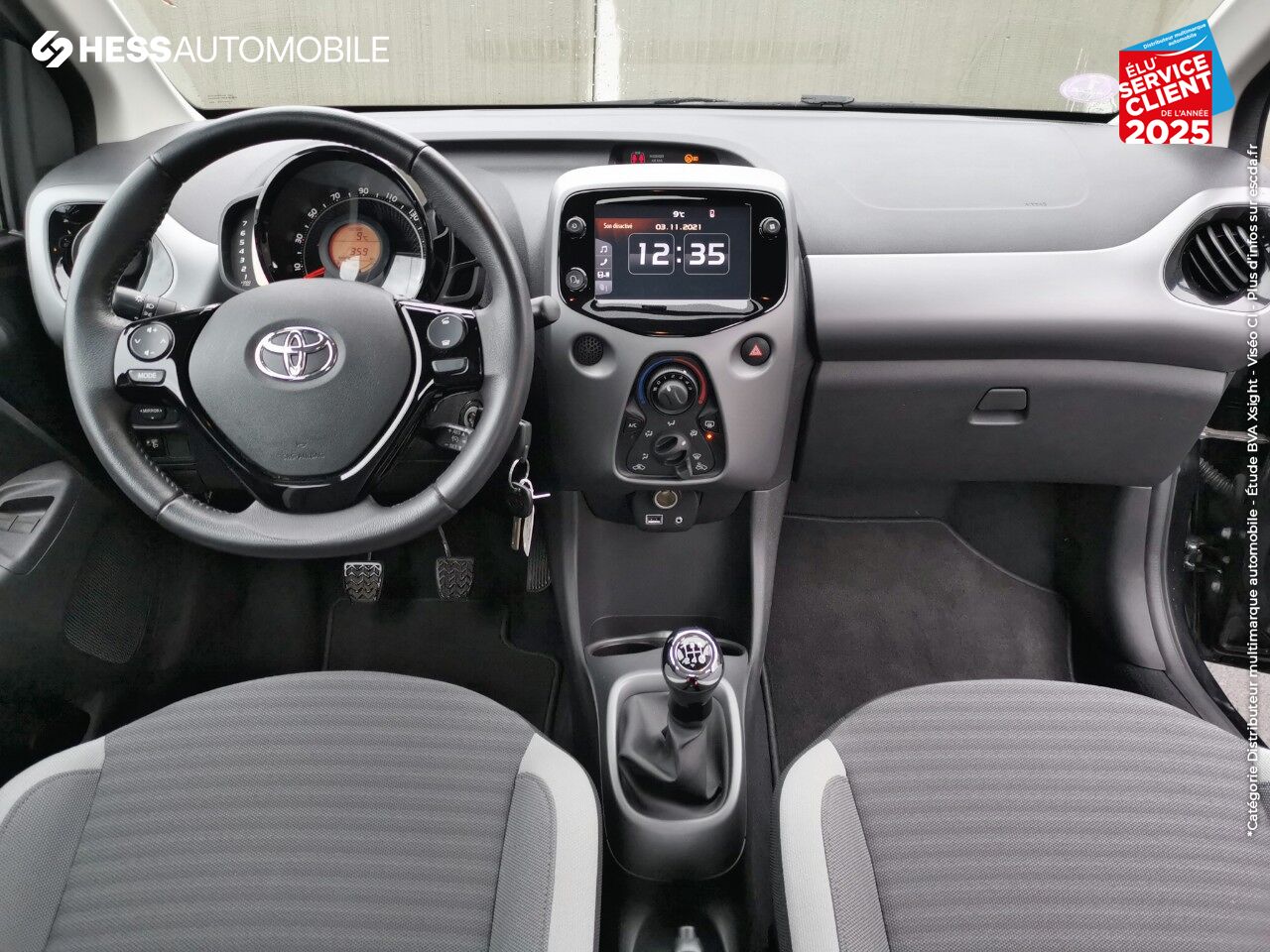 Véhicule d'occasion TOYOTA AYGO 1.0 VVT-I 72CH X-PLAY X-APP 5P MC18 CAMERA chez Toyota Belfort
